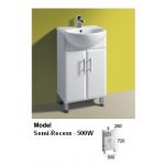 500 Semi-Recess PVC Waterproof Vanity