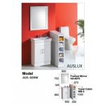 600 Narrow Vanity with Handles and Kickboard