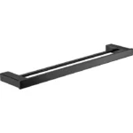 Rosa Double Towel Rail 810mm Matt Black