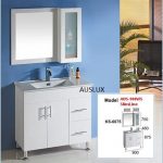 900 Square Vanity With Handles And Legs