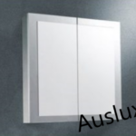 600mm White Border Full Mirror Shaving Cabinet