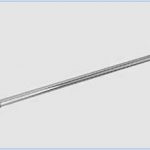 Otus Round Single Towel Rail 750 mm