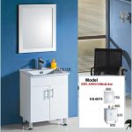 600 Square Vanity with Legs and Handles