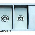 Eden Double Bowl And Single Drainer Sink 1160 x 450 x 208mm