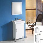 450mm Narrow PVC Waterproof Vanity