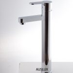 Maya Round Spoon Shaped Handle Basin Mixer High Rise