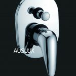 Ruby Slim Rectangle Handle Bath/Shower Mixer with Diverter