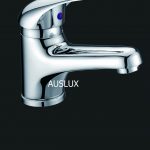 Ruby Slim Rectangle Handle Basin Mixer