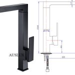 Cubic Designer Kitchen mixer