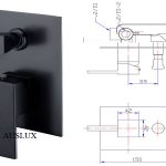 Shower mixer with diverter