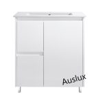 750 PVC Finger pull Vanity With Legs Left Drawers