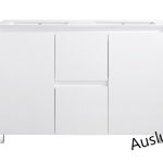 1200 Double Bowl PVC Finger pull Vanity With Legs