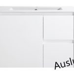 750 PVC Finger pull Wall Hung Vanity Right Drawers