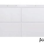 1200 Double Bowl TD PVC Finger pull Vanity with Legs