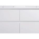 1200 Double Bowl PVC Finger pull Wall Hung TD Vanity