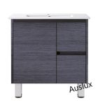 750 Dark Woodgrain Vanity Right Drawers With Legs