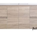 1200 Light Woodgrain Vanity With Legs