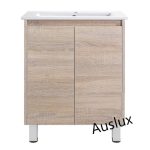 600 Light Woodgrain Vanity With Legs