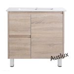 750 Light Woodgrain Vanity Left Drawers With Legs