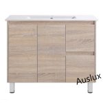 900 Light Woodgrain Vanity Right Drawers With Legs