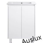 600 Narrow PVC Finger pull Vanity With Legs