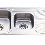 S1080 Left Hand Double Bowl Stainless Steel Sink