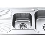 S1080 Right Hand Double Bowl Stainless Steel Sink