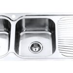S1180 Left Hand Double Bowl Stainless Steel Sink
