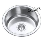 S500 370mm x 430mm Round Stainless Steel Sink