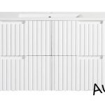 1200 Wall Hung V Groove Style Vanity