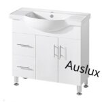 900 Semi Recess Vanity Left Hand Drawers