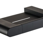 Flores Soap Holder Matt Black