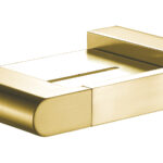 Flores Soap Holder Brushed  Gold