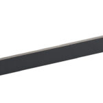 Flores Single Towel Rail 600mm Matt Black