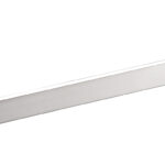 Flores Single Towel Rail 600mm Brushed Nickel