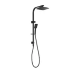 Eden Square Multi Function Shower Set Matt Black