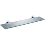Ruby Round Glass Shelf 520mm