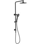 Cora Multi Function Shower Set 200mm Matt Black
