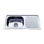 Single Bowl & Single Drainer 765 x 365mm