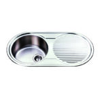 Single Bowl & Single Drainer 915 x 485mm