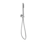 Tube Hand Shower On Wall Outlet Bracket Brushed Nickel