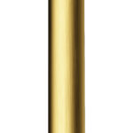 Round Vertical Shower Arm Brushed Gold
