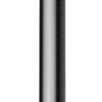 Round Vertical Shower Arm Gun Metal