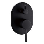 Otus Wall Mixer With Diverter Matt Black