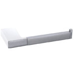 Eden Paper Holder White & Chrome