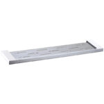 Eden Cosmetic Shelf White & Chrome