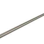 Otus Round Single Towel Rail 750mm Brushed Nickel