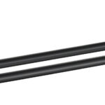 Otus Round Double Towel Rail 600mm Matt Black