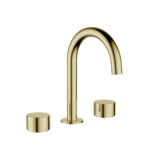 Tana 1/4 Turn C/D Basin Set Brushed Gold