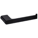 Cora Round Cornered Rectangle Paper Holder Matt Black